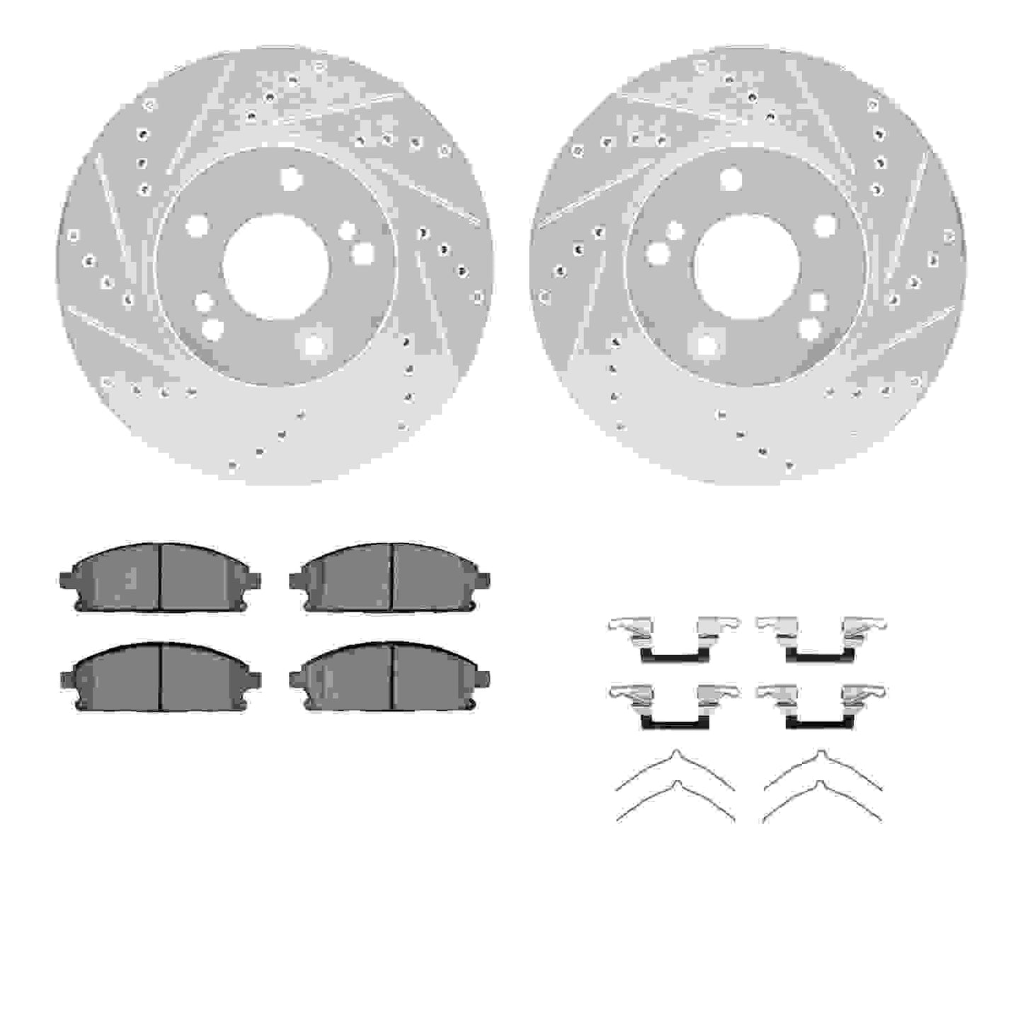 Dynamic Friction Company Disc Brake Kit 7512-68004