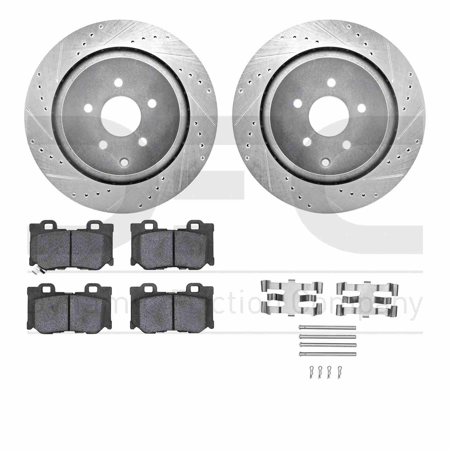 Dynamic Friction Company Disc Brake Kit 7512-68017