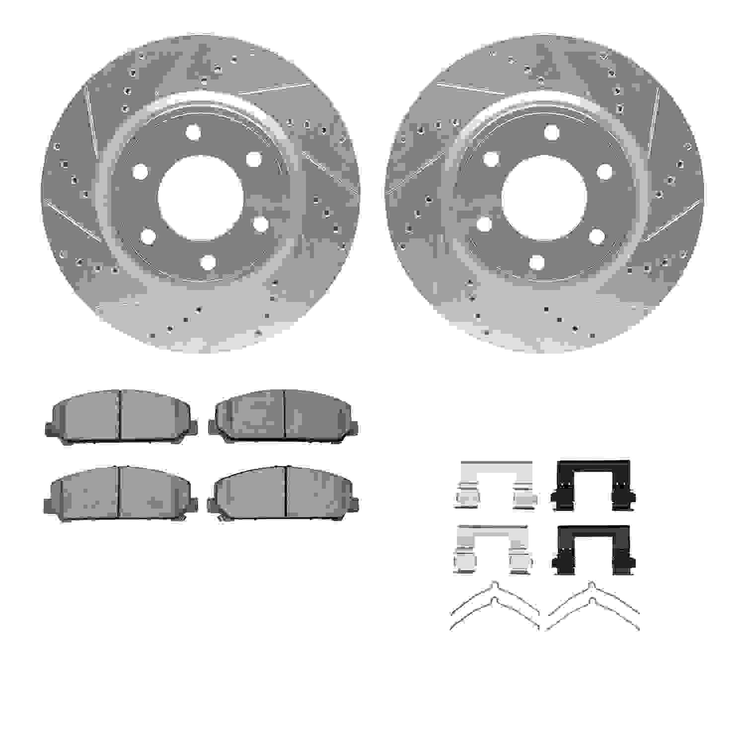 Dynamic Friction Company Disc Brake Kit 7512-68018