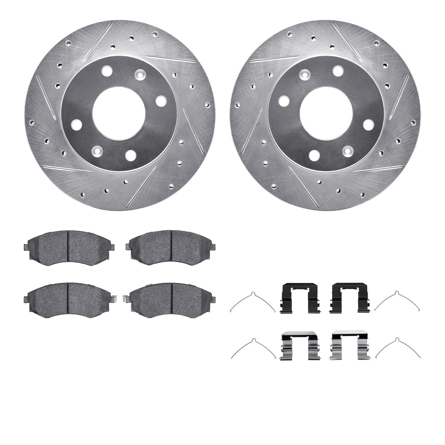 Dynamic Friction Company Disc Brake Kit 7512-72036