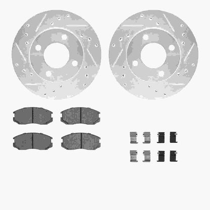 Dynamic Friction Company Disc Brake Kit 7512-72041