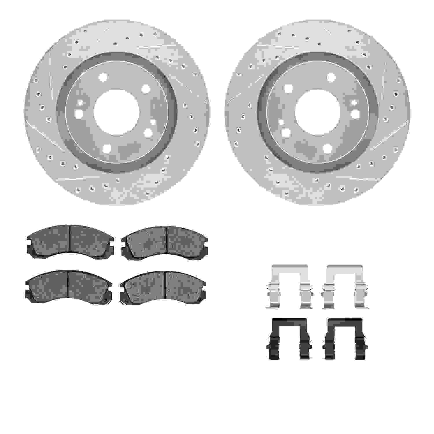 Dynamic Friction Company Disc Brake Kit 7512-72045