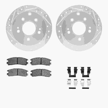 Dynamic Friction Company Disc Brake Kit 7512-72062
