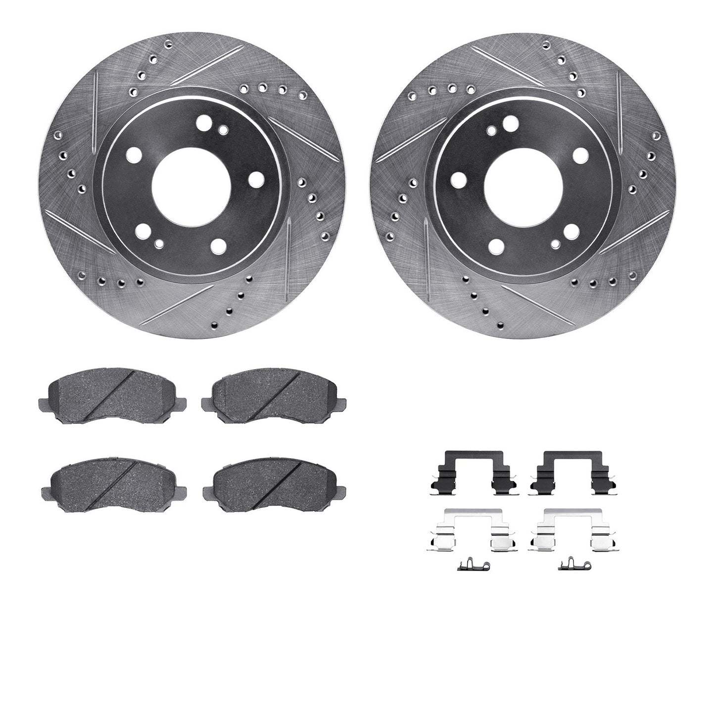 Dynamic Friction Company Disc Brake Kit 7512-72068