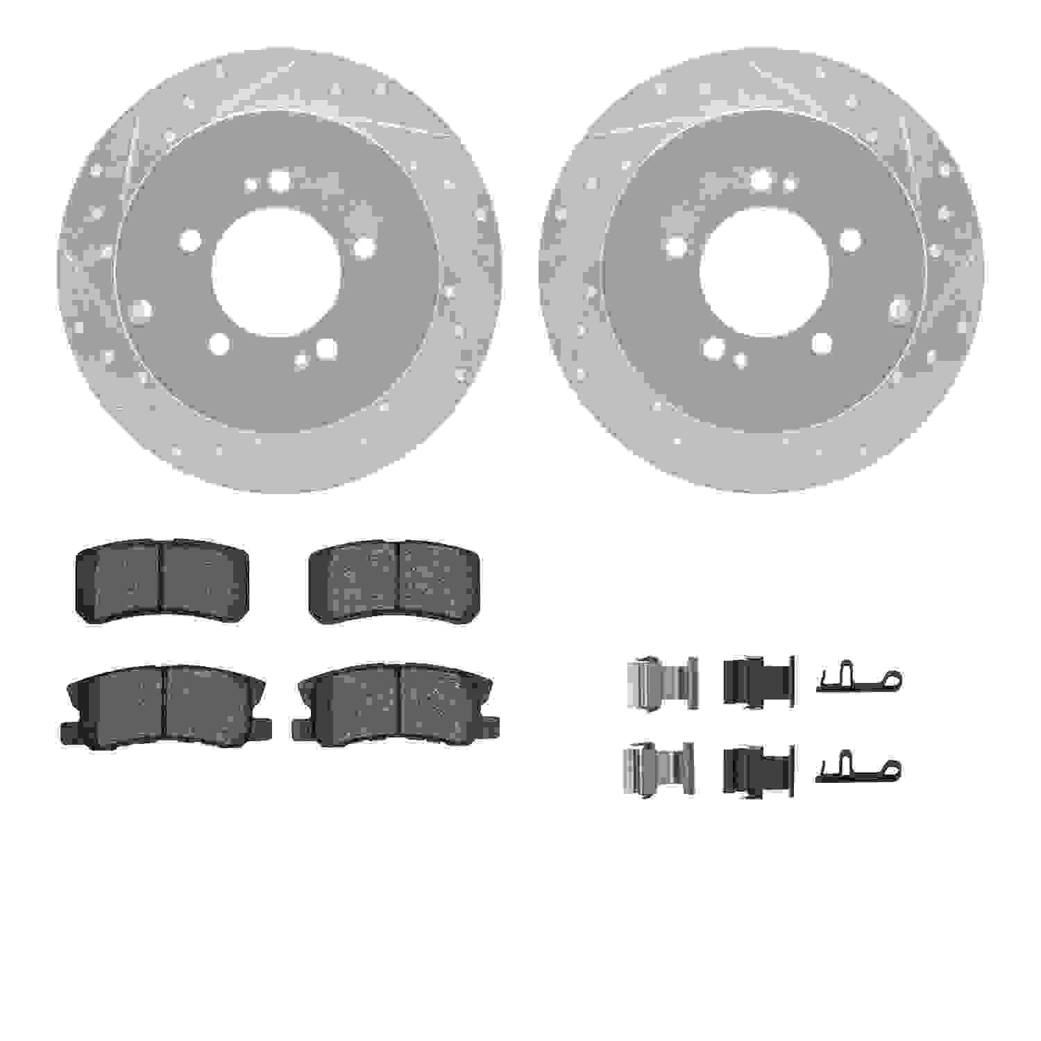 Dynamic Friction Company Disc Brake Kit 7512-72075