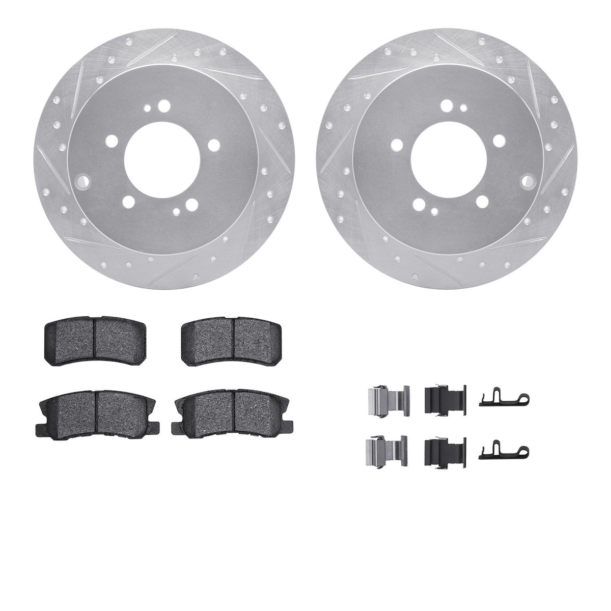 Dynamic Friction Company Disc Brake Kit 7512-72075