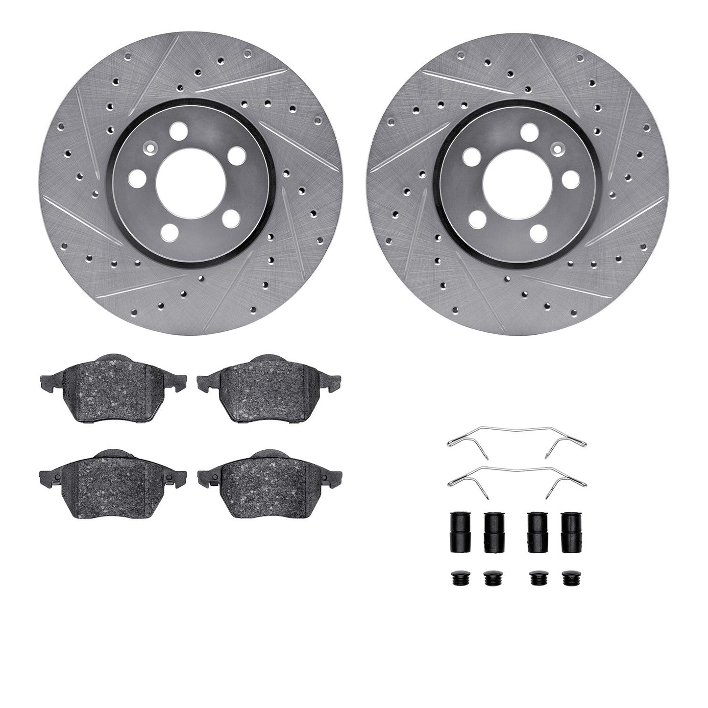 Dynamic Friction Company Disc Brake Kit 7512-74036