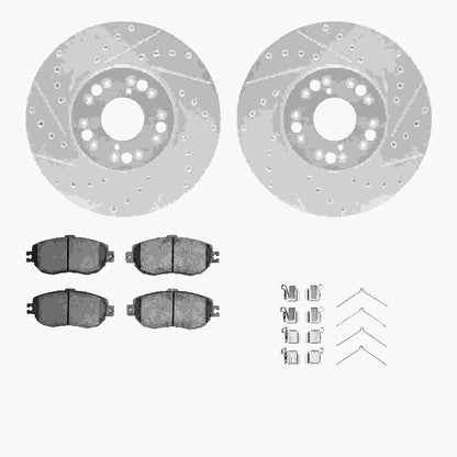 Dynamic Friction Company Disc Brake Kit 7512-75006