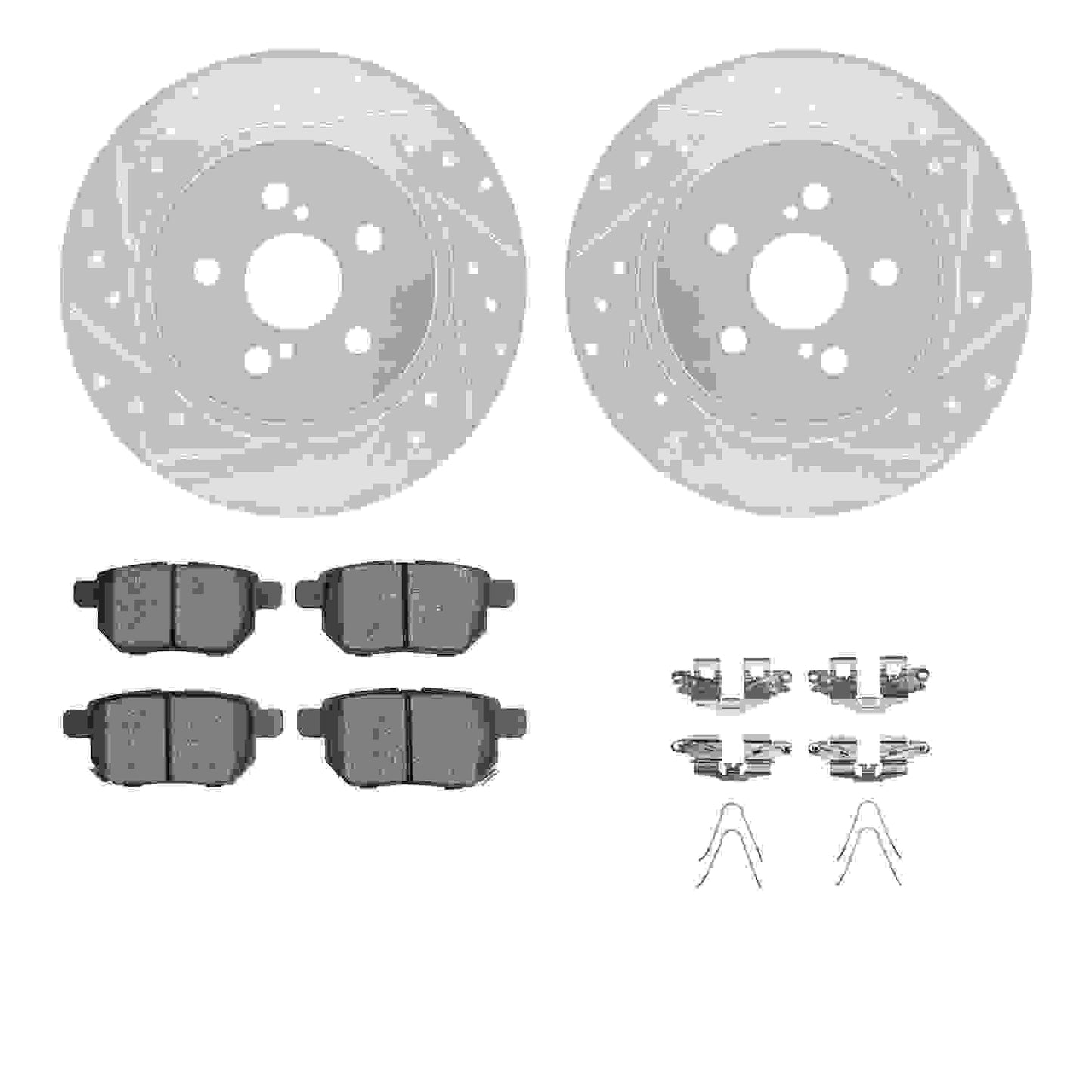 Dynamic Friction Company Disc Brake Kit 7512-75025