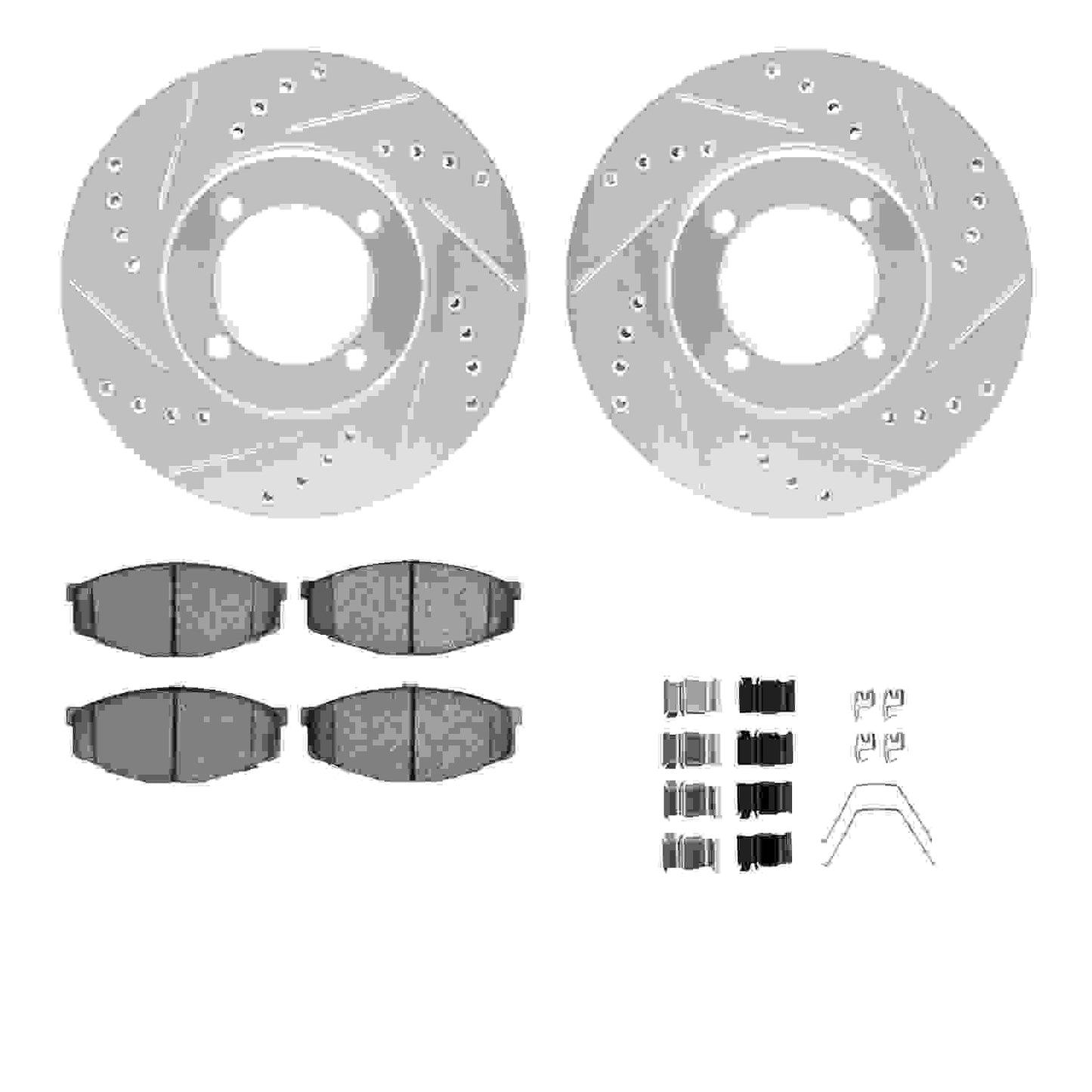 Dynamic Friction Company Disc Brake Kit 7512-76017