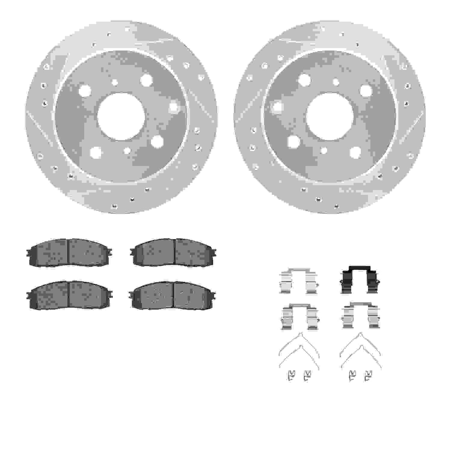 Dynamic Friction Company Disc Brake Kit 7512-76018