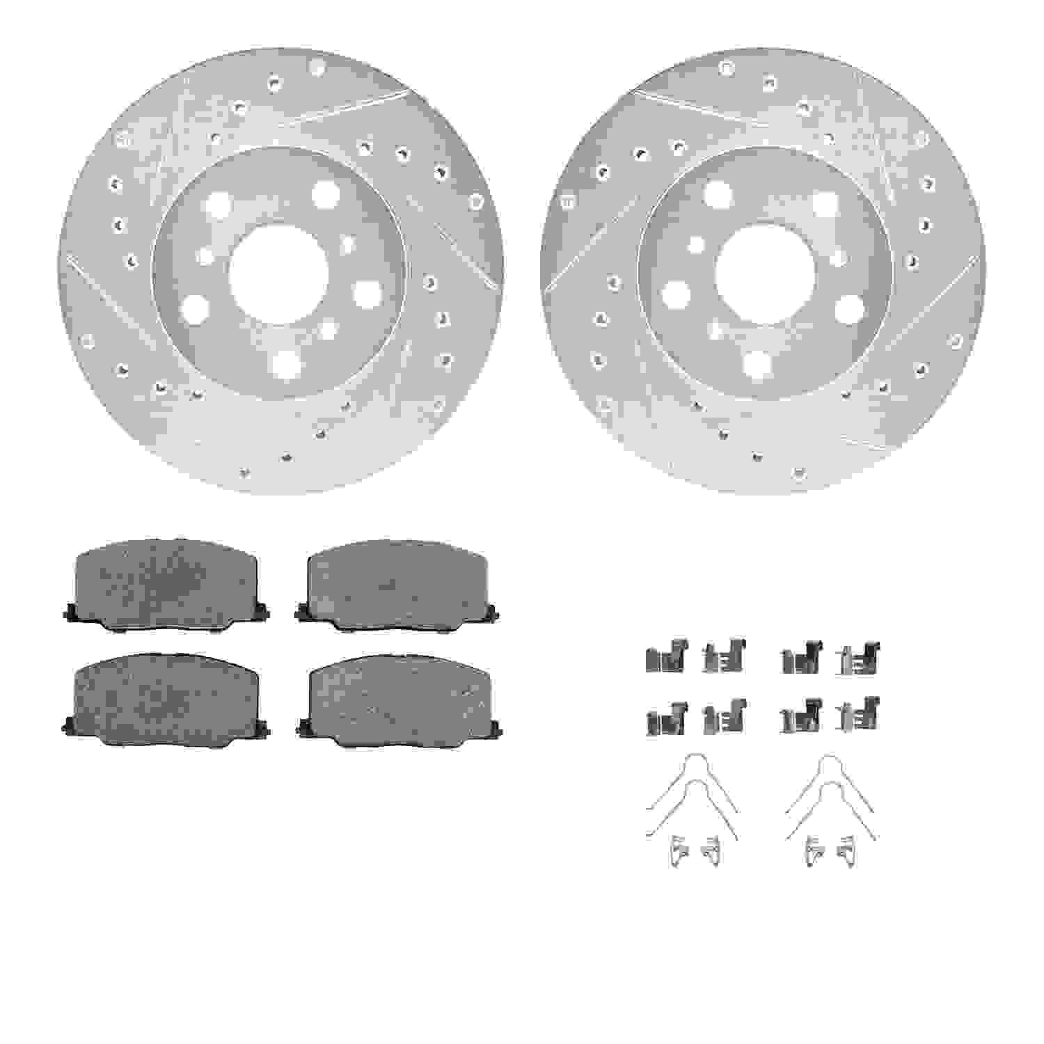 Dynamic Friction Company Disc Brake Kit 7512-76032