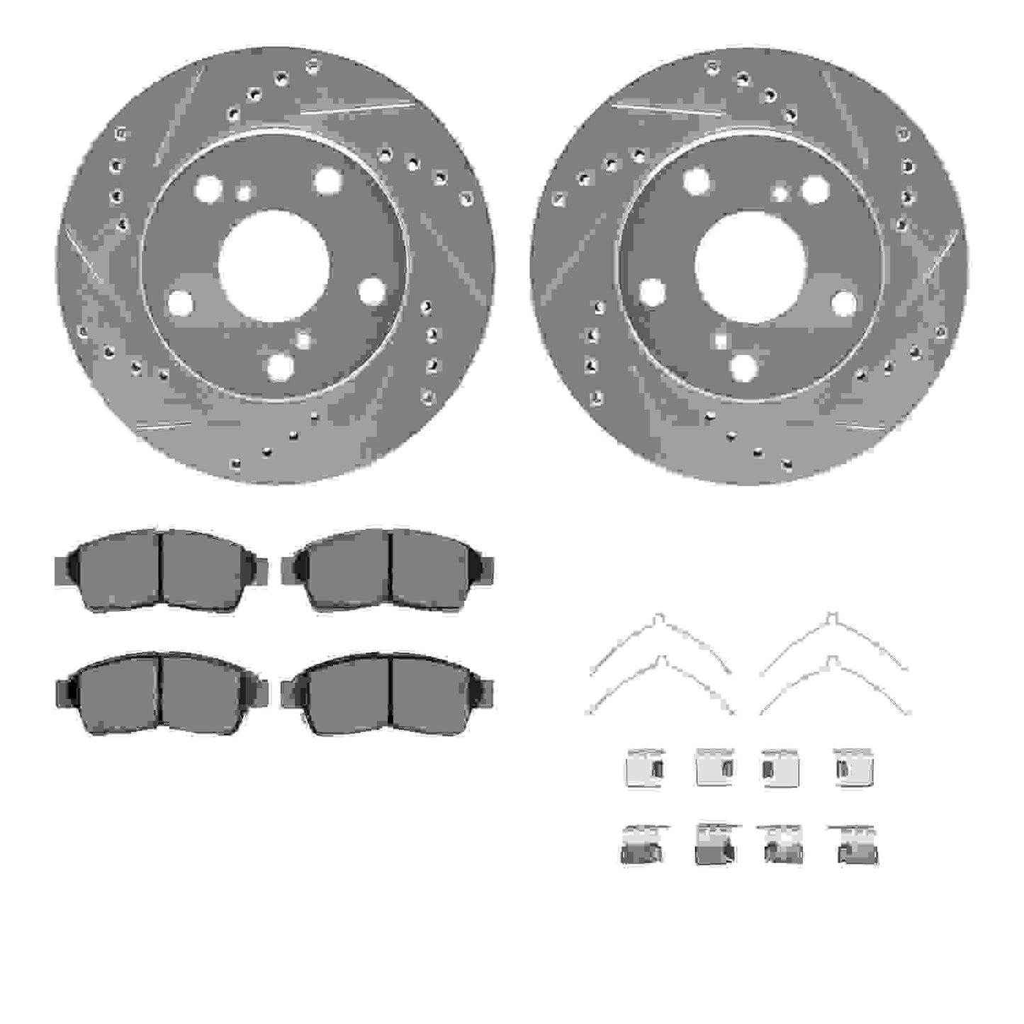Dynamic Friction Company Disc Brake Kit 7512-76050