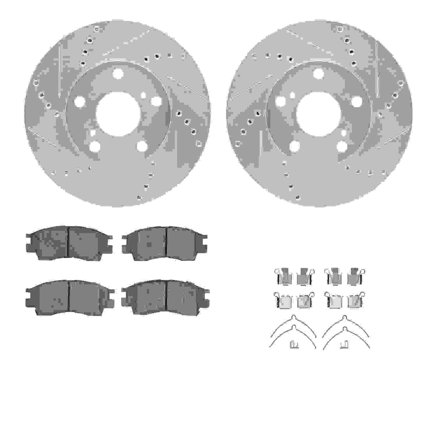 Dynamic Friction Company Disc Brake Kit 7512-76051