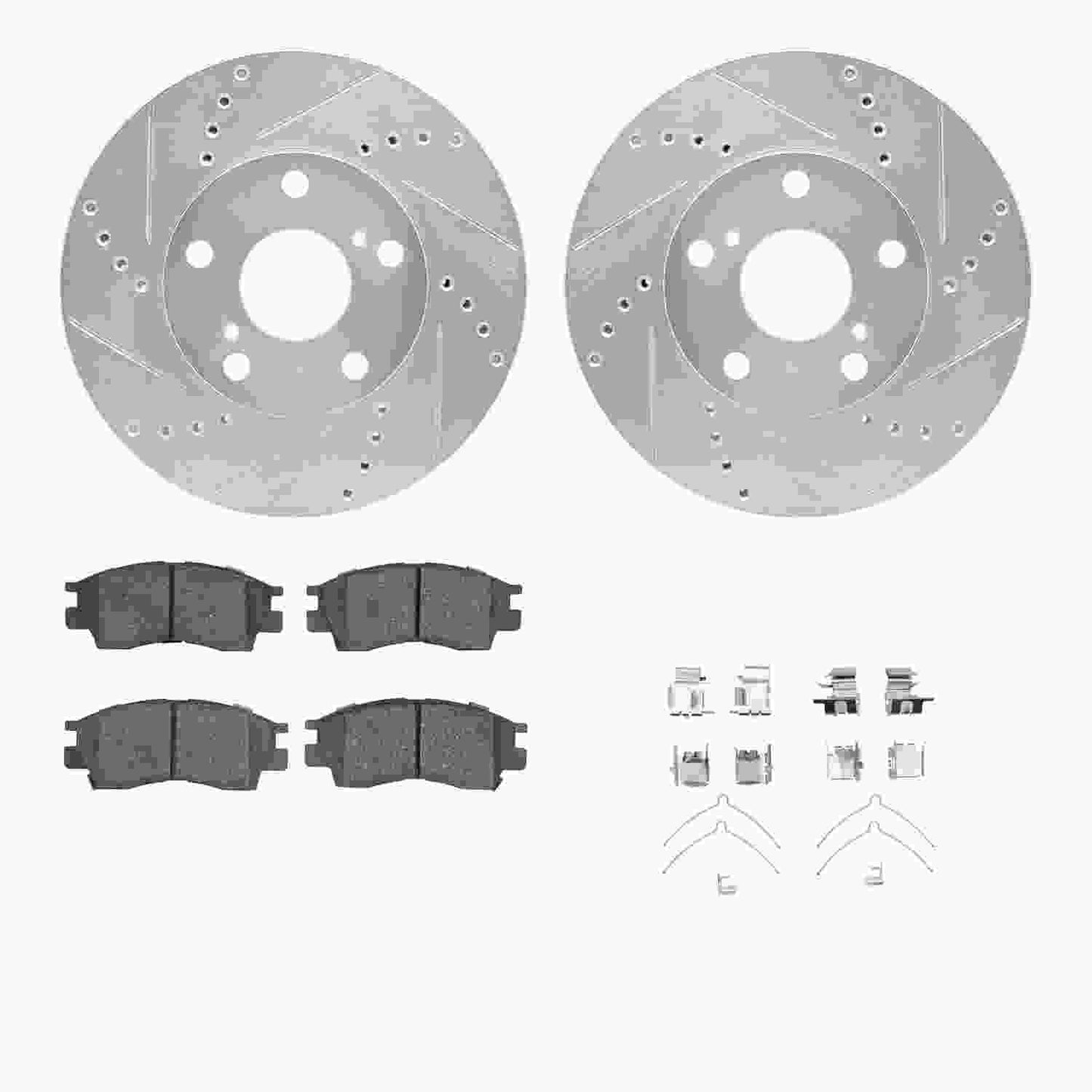 Dynamic Friction Company Disc Brake Kit 7512-76052