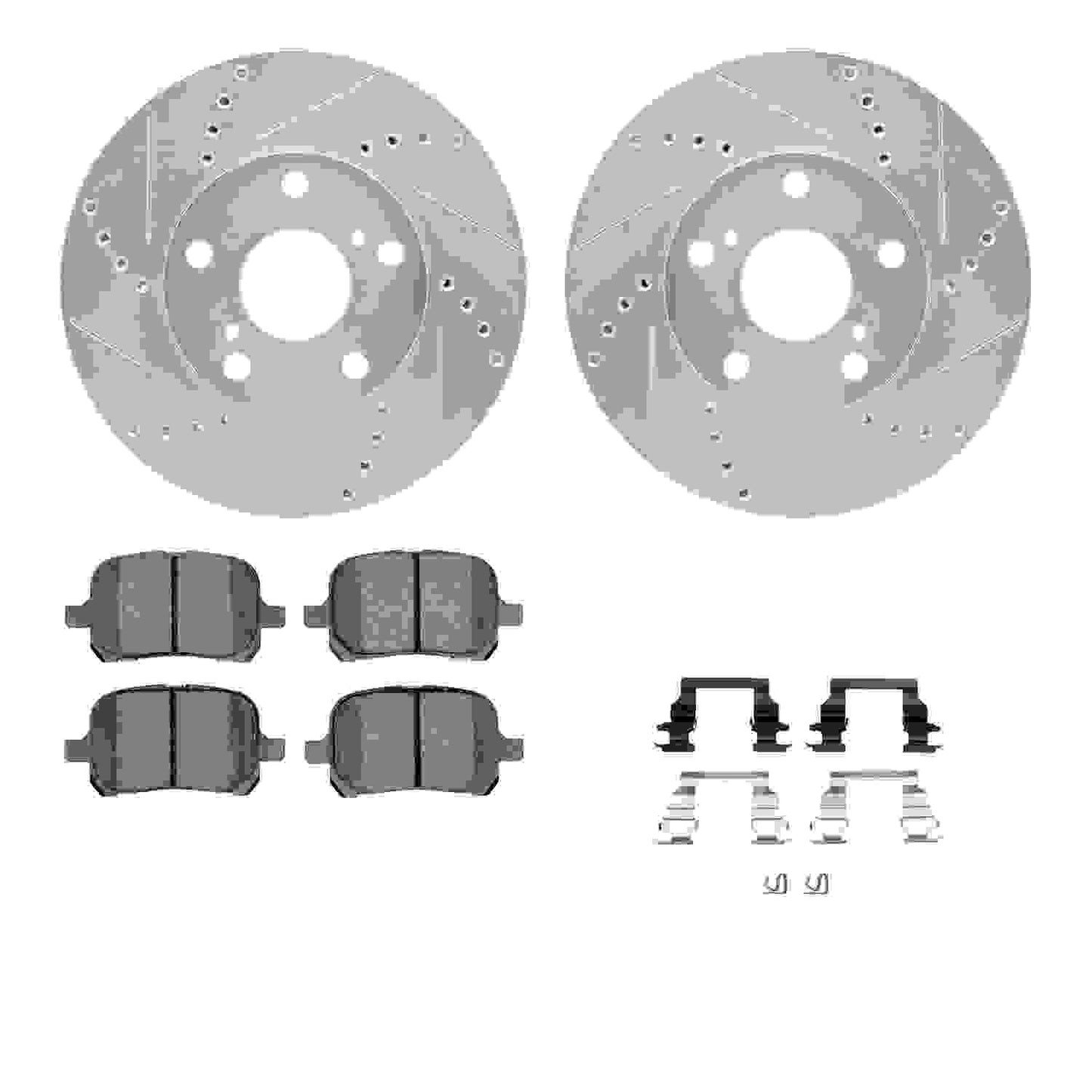 Dynamic Friction Company Disc Brake Kit 7512-76053