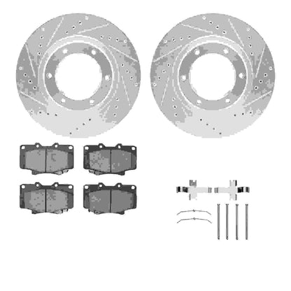 Dynamic Friction Company Disc Brake Kit 7512-76087