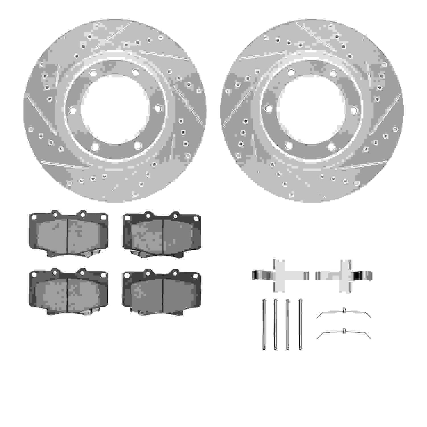 Dynamic Friction Company Disc Brake Kit 7512-76088
