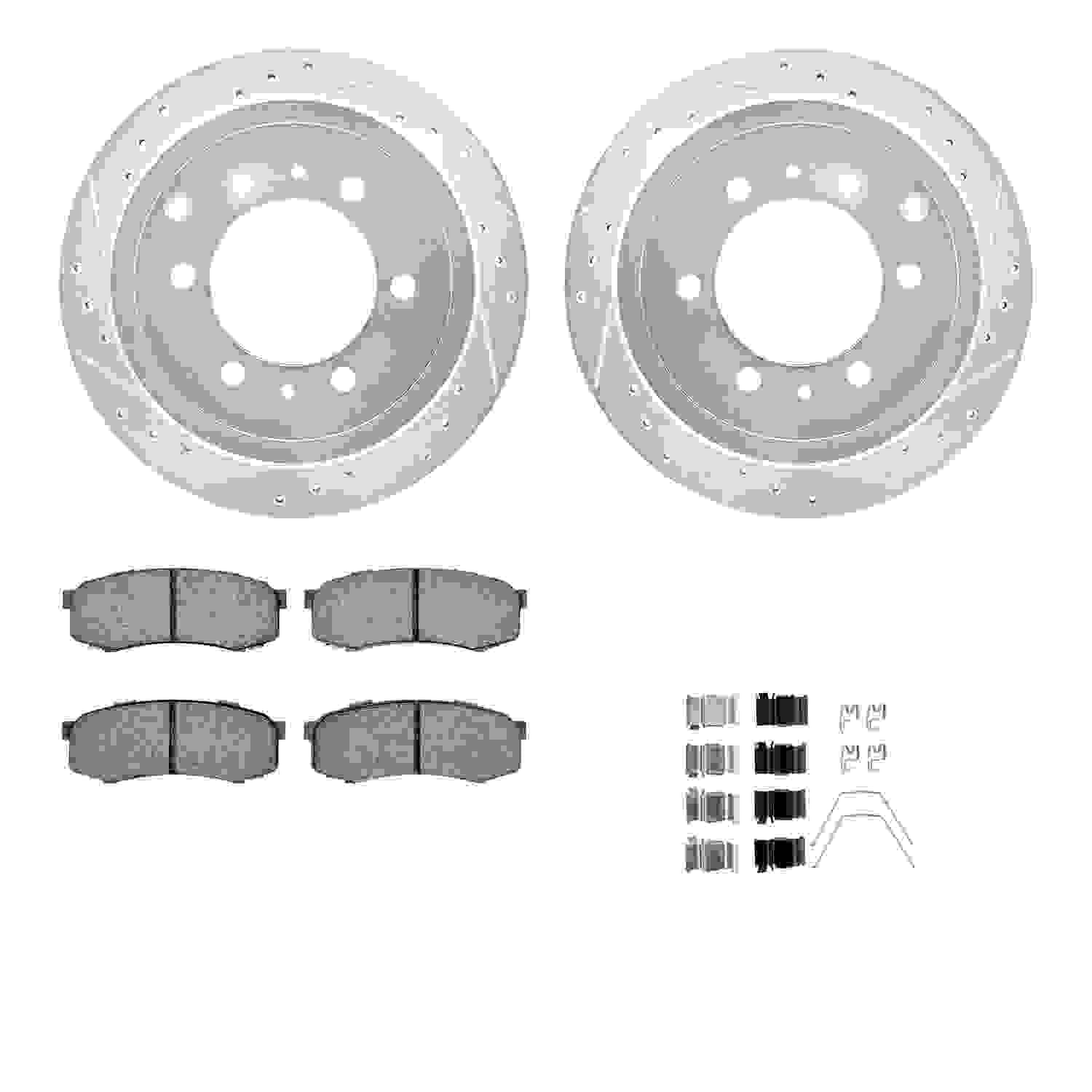 Dynamic Friction Company Disc Brake Kit 7512-76098