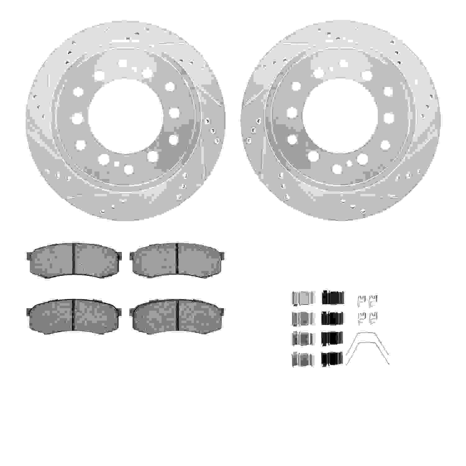 Dynamic Friction Company Disc Brake Kit 7512-76100