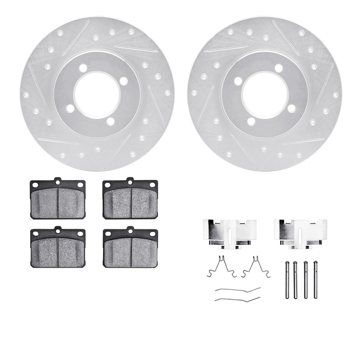 Dynamic Friction Company Disc Brake Kit 7512-76126