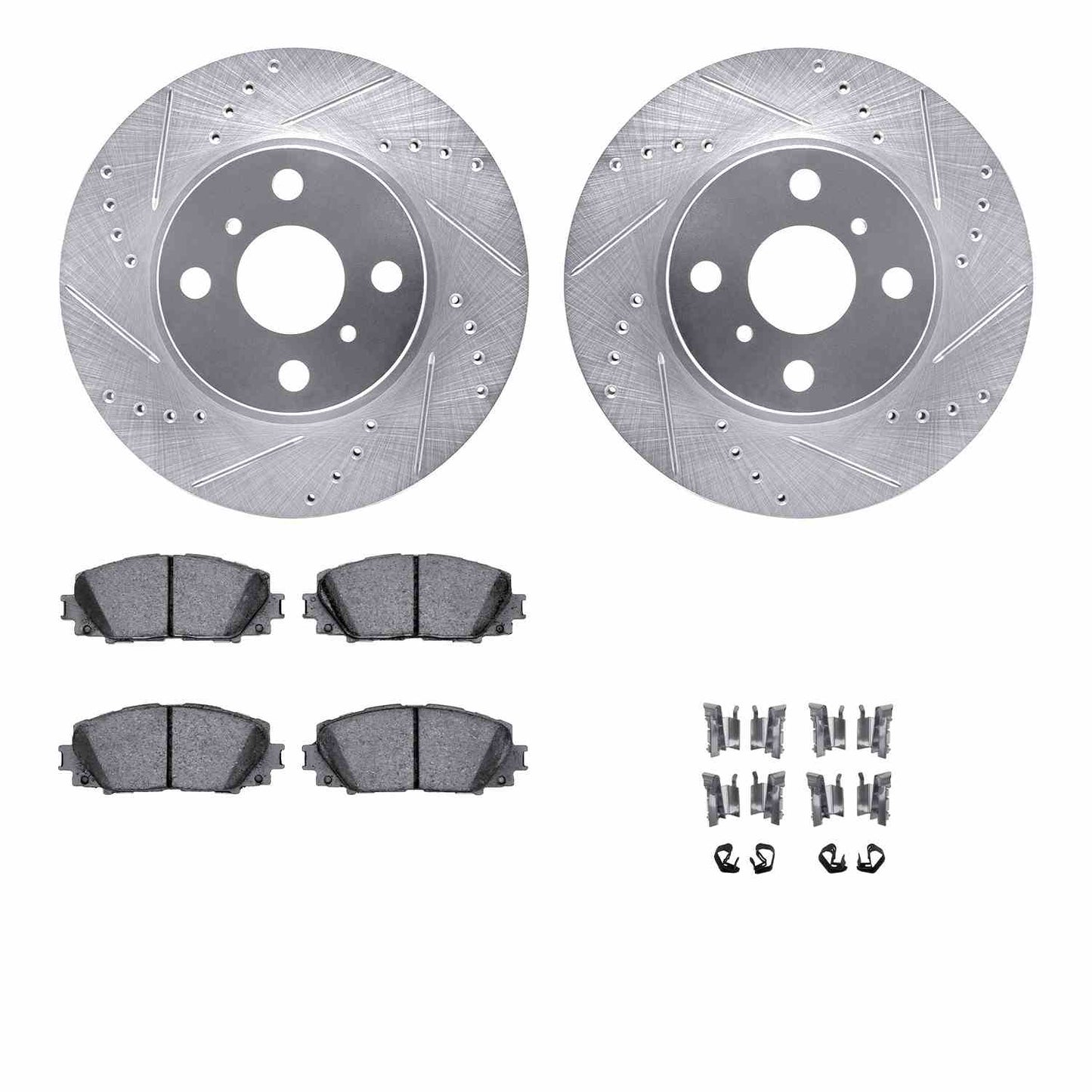 Dynamic Friction Company Disc Brake Kit 7512-76128