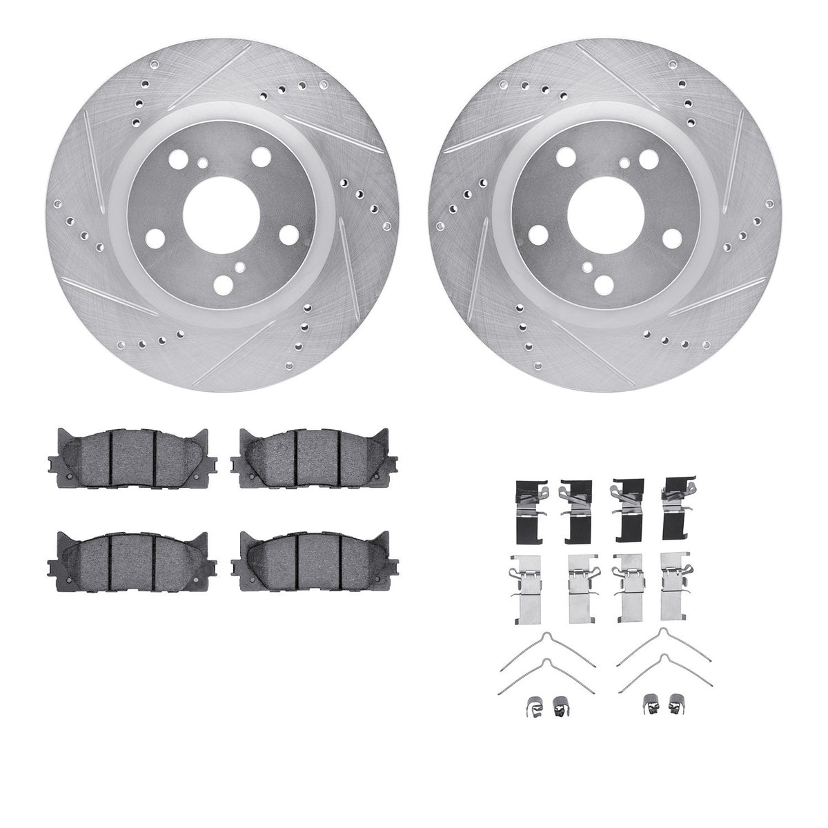 Dynamic Friction Company Disc Brake Kit 7512-76132