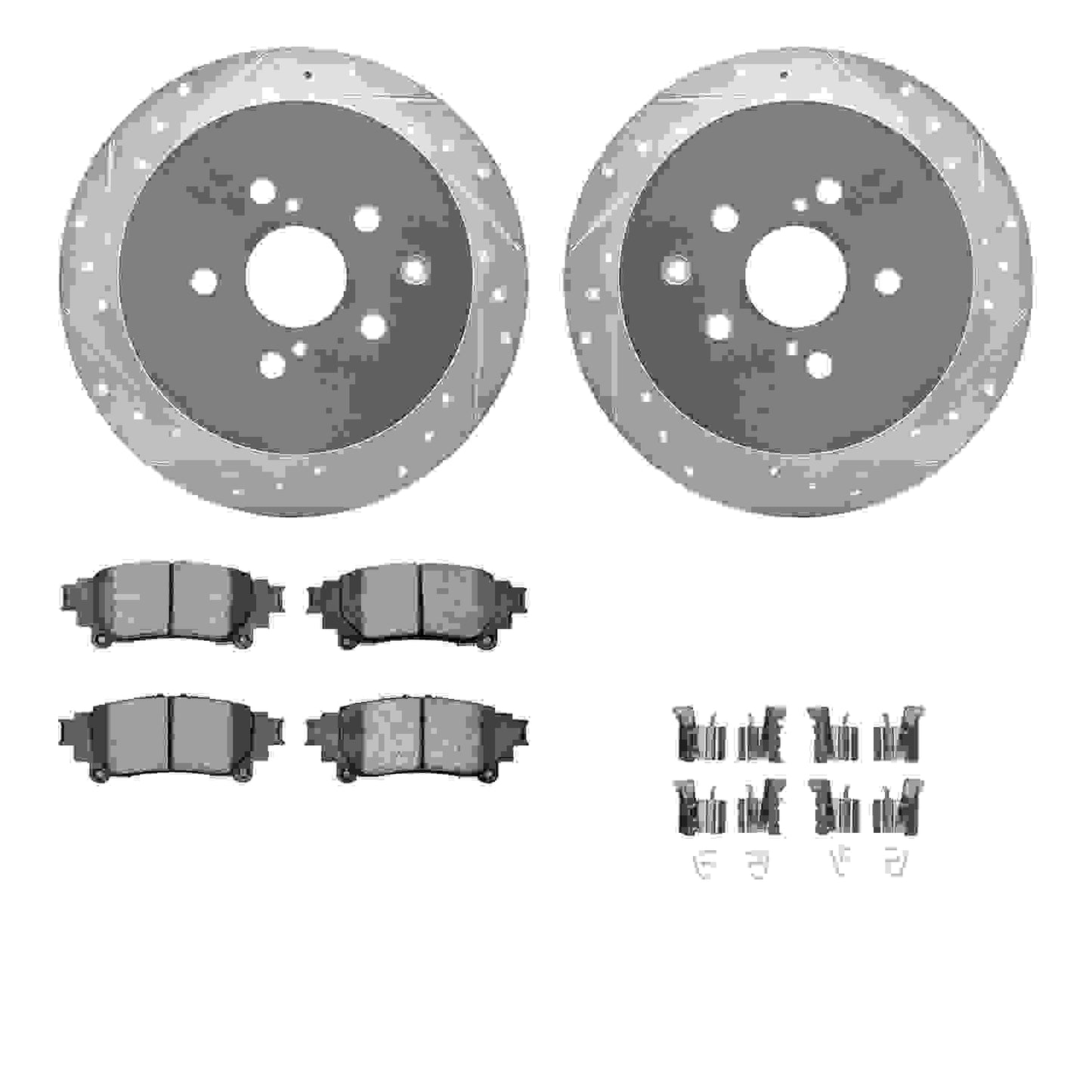 Dynamic Friction Company Disc Brake Kit 7512-76167