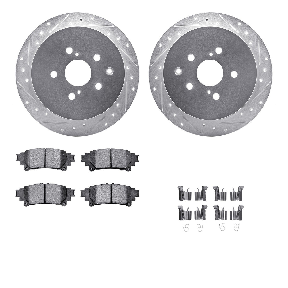 Dynamic Friction Company Disc Brake Kit 7512-76167