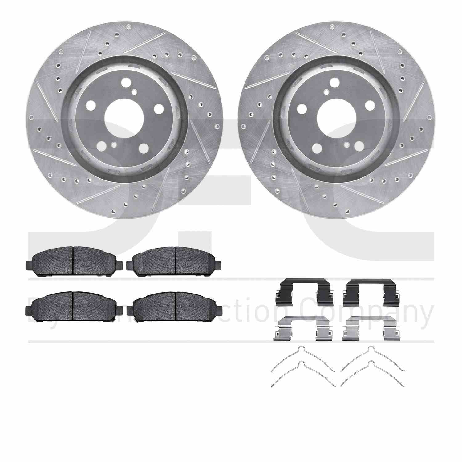 Dynamic Friction Company Disc Brake Kit 7512-76168