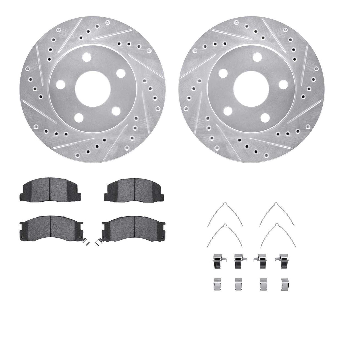 Dynamic Friction Company Disc Brake Kit 7512-76180