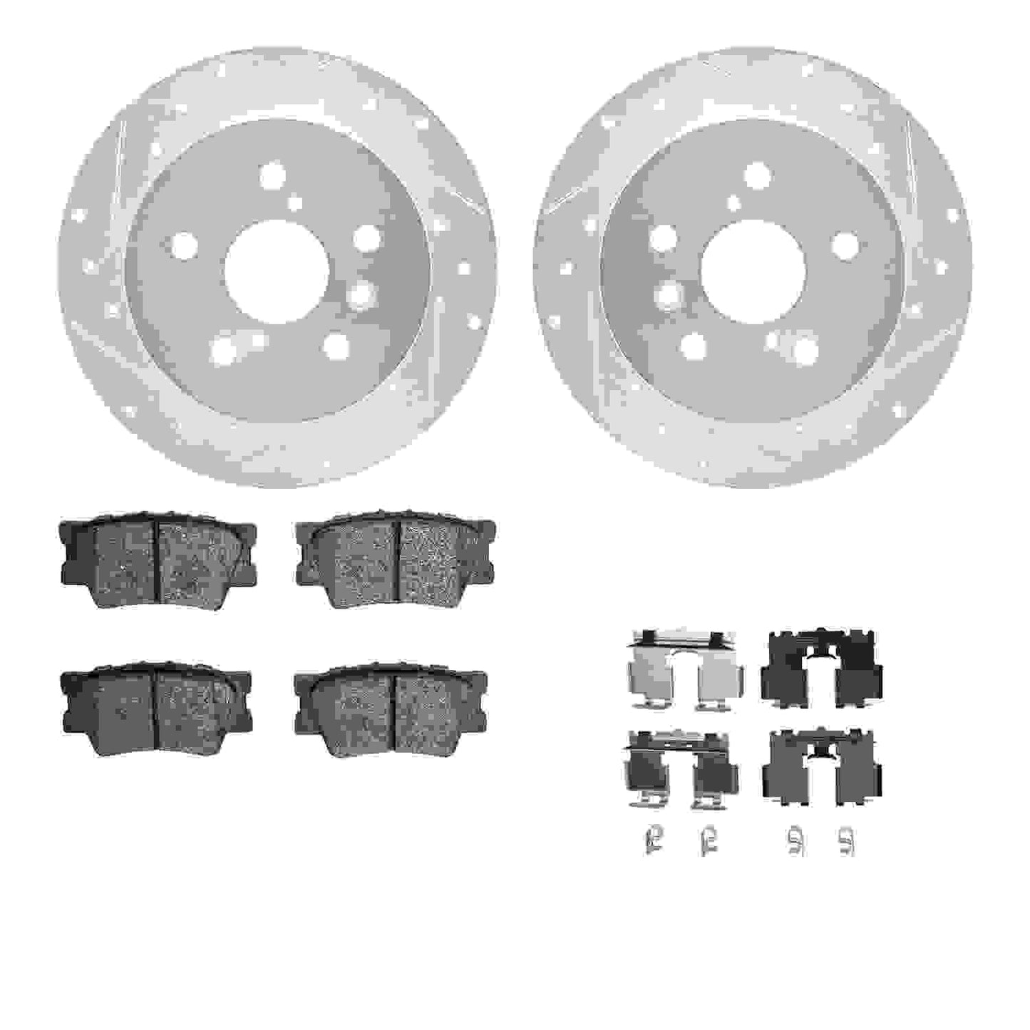 Dynamic Friction Company Disc Brake Kit 7512-76187