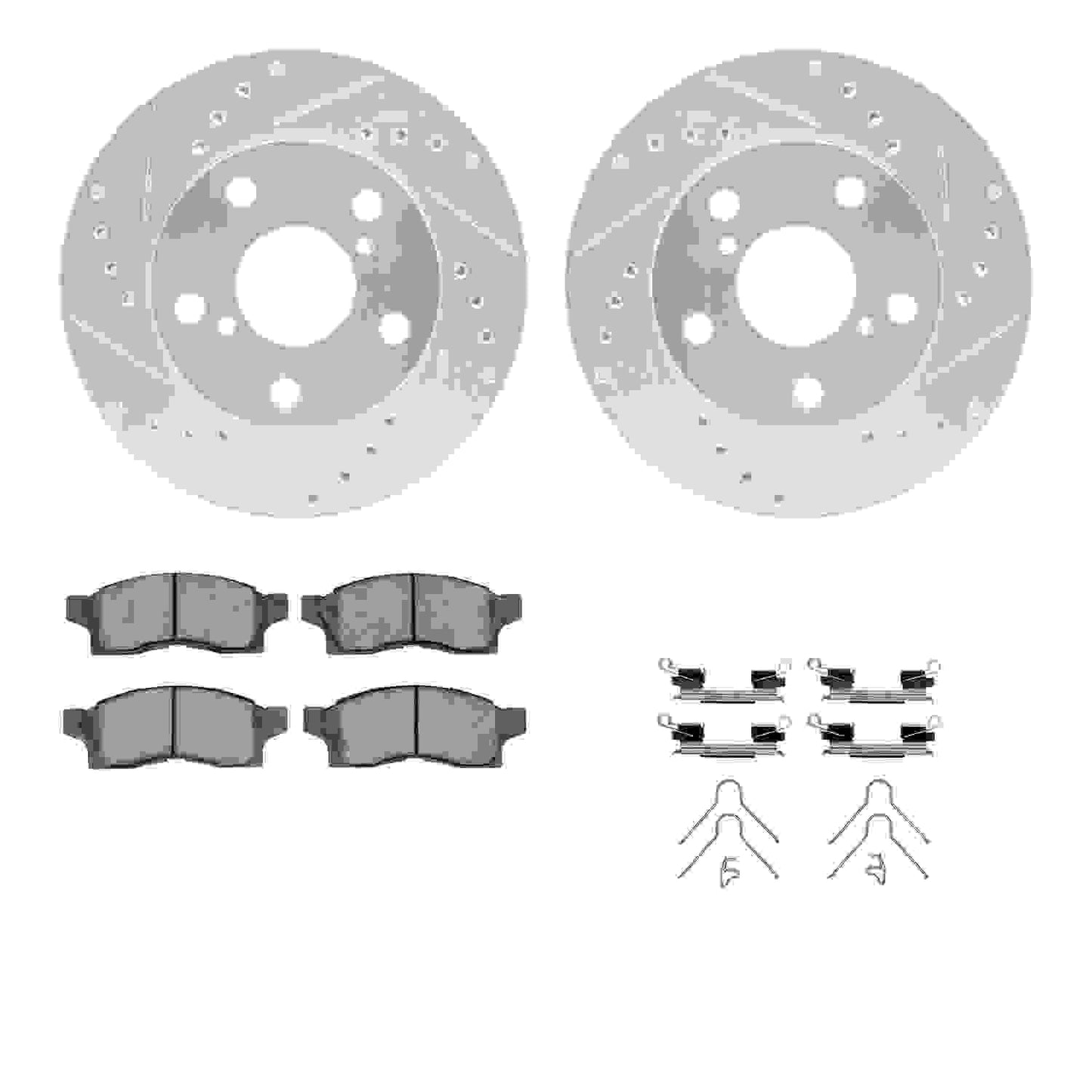 Dynamic Friction Company Disc Brake Kit 7512-76198
