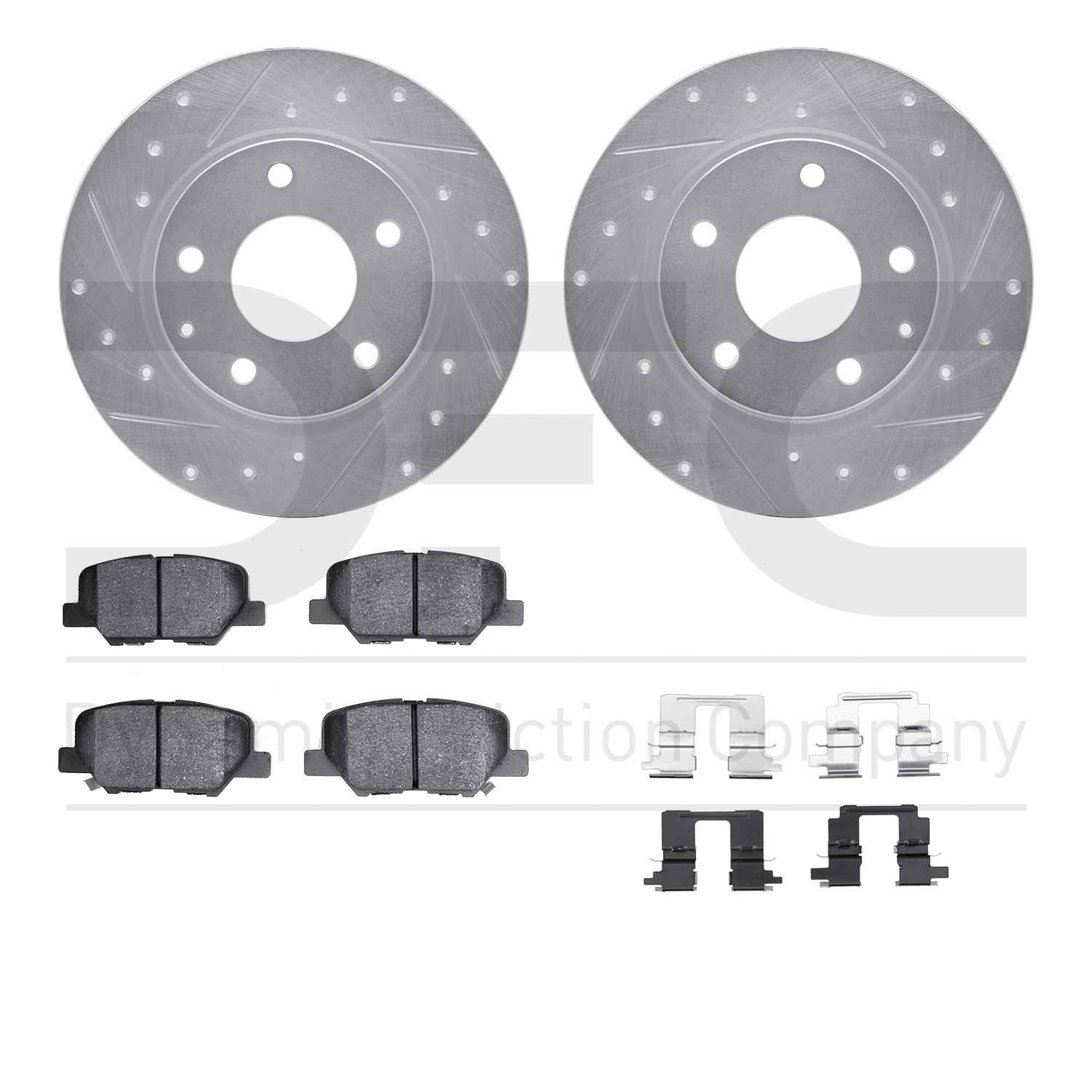 Dynamic Friction Company Disc Brake Kit 7512-80041