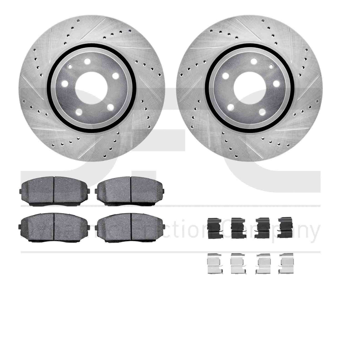Dynamic Friction Company Disc Brake Kit 7512-80072