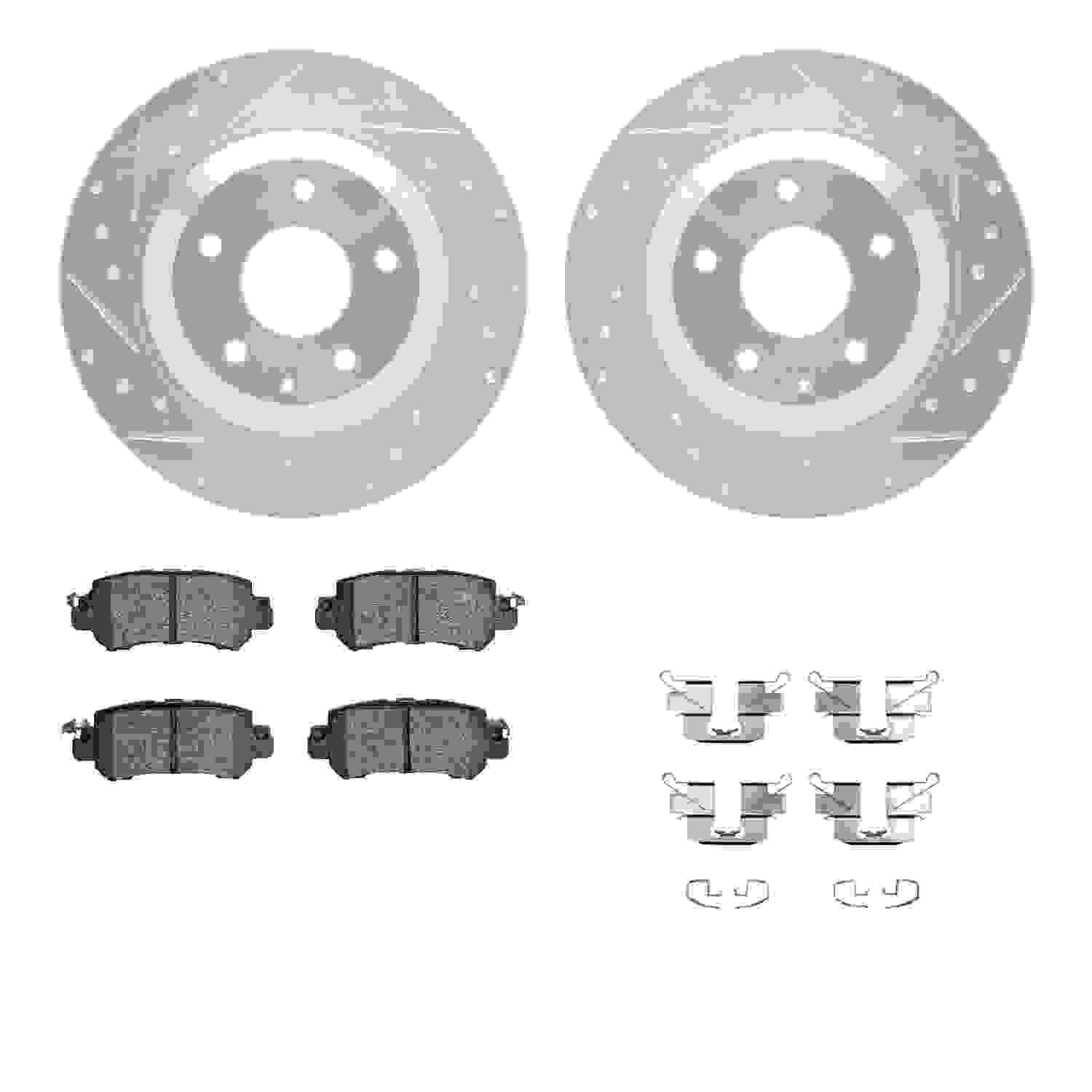 Dynamic Friction Company Disc Brake Kit 7512-80075