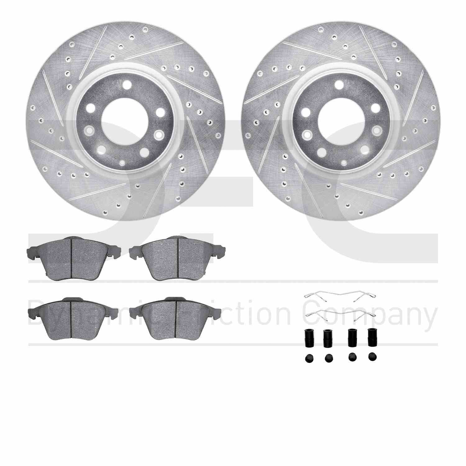 Dynamic Friction Company Disc Brake Kit 7512-80217