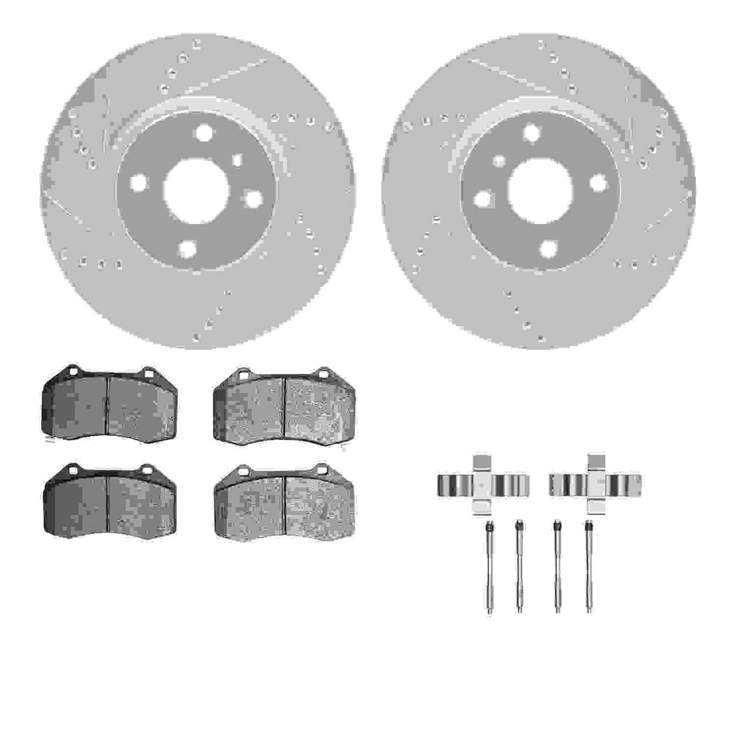 Dynamic Friction Company Disc Brake Kit 7512-80331