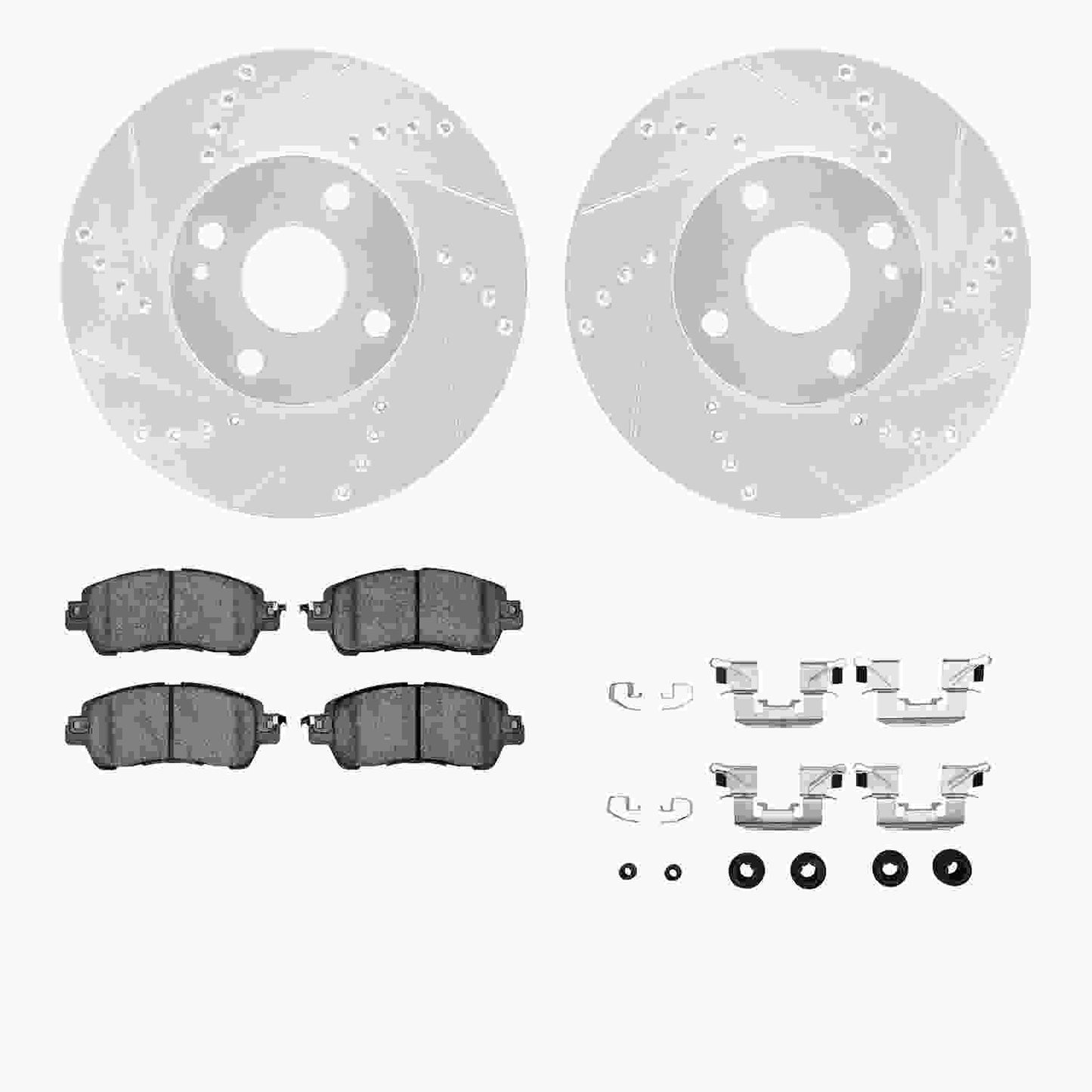 Dynamic Friction Company Disc Brake Kit 7512-91005