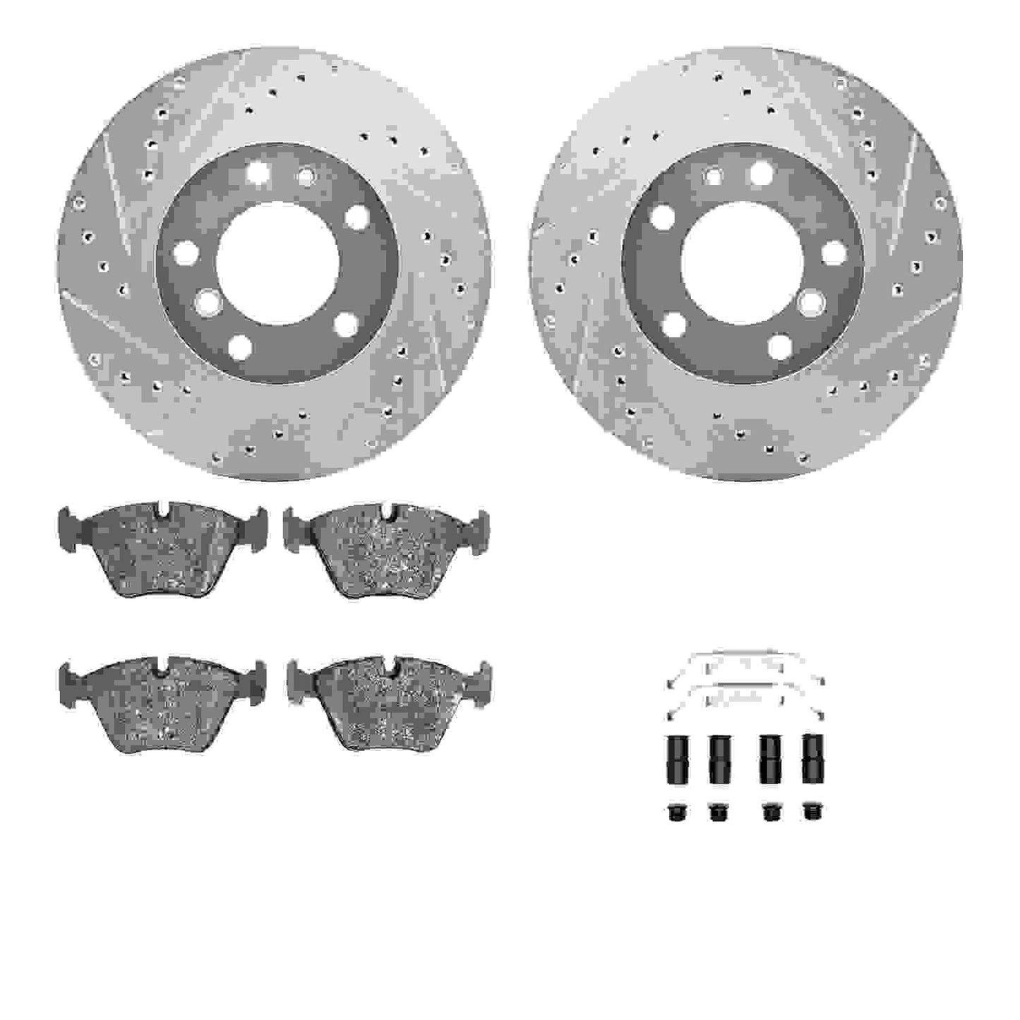 Dynamic Friction Company Disc Brake Kit 7612-31018