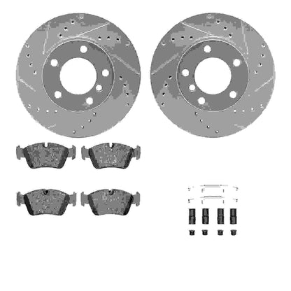 Dynamic Friction Company Disc Brake Kit 7612-31025