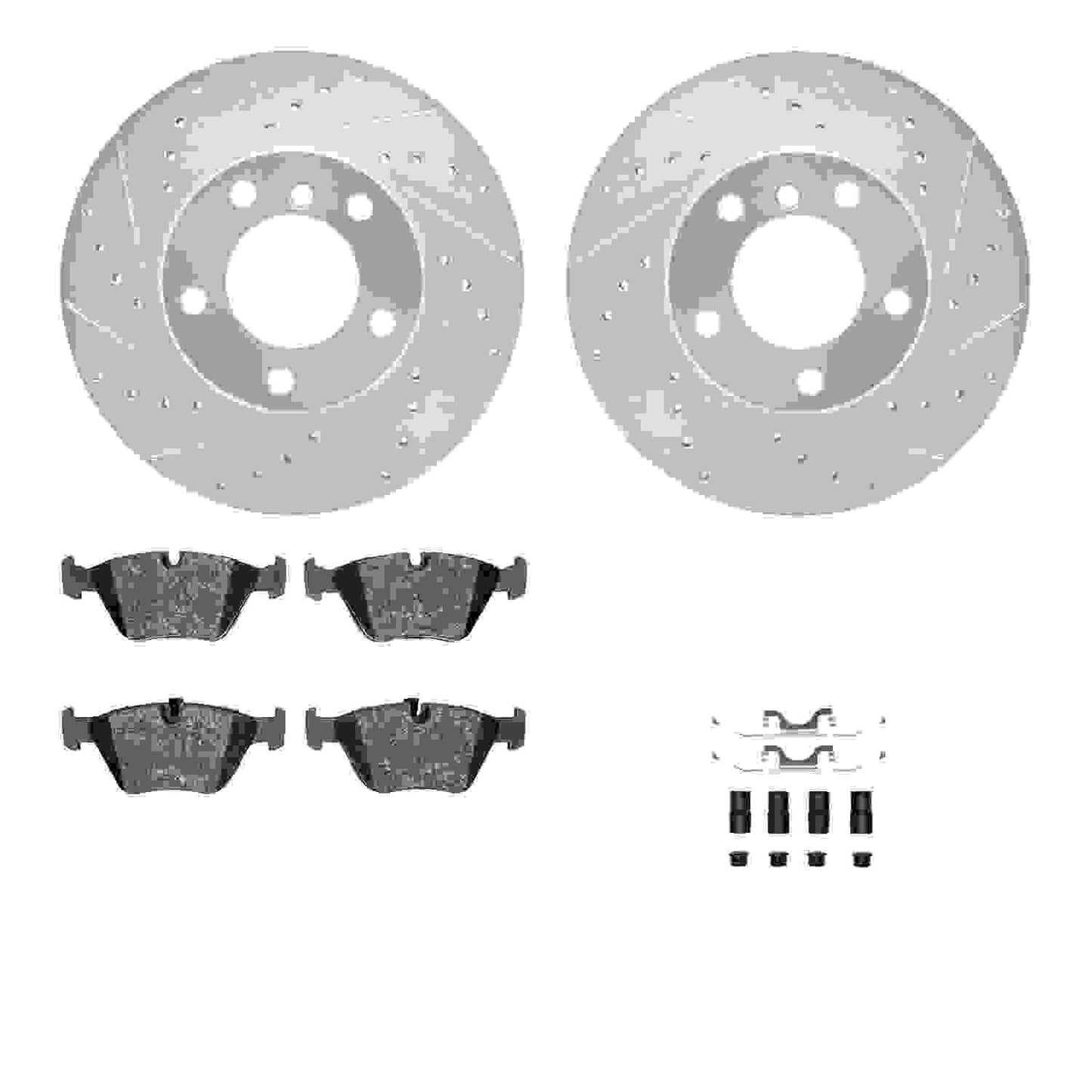 Dynamic Friction Company Disc Brake Kit 7612-31040