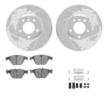 Dynamic Friction Company Disc Brake Kit 7612-31058