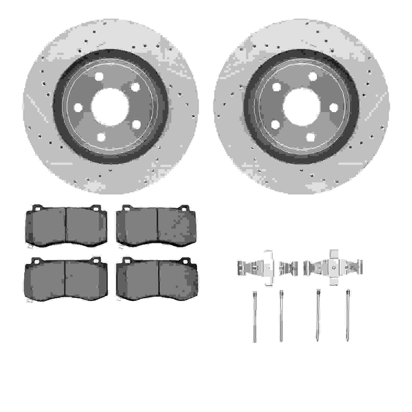 Dynamic Friction Company Disc Brake Kit 7612-42000