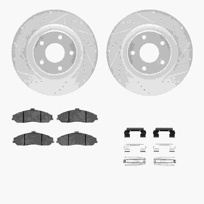 Dynamic Friction Company Disc Brake Kit 7612-46007
