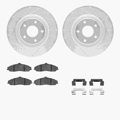Dynamic Friction Company Disc Brake Kit 7612-46008