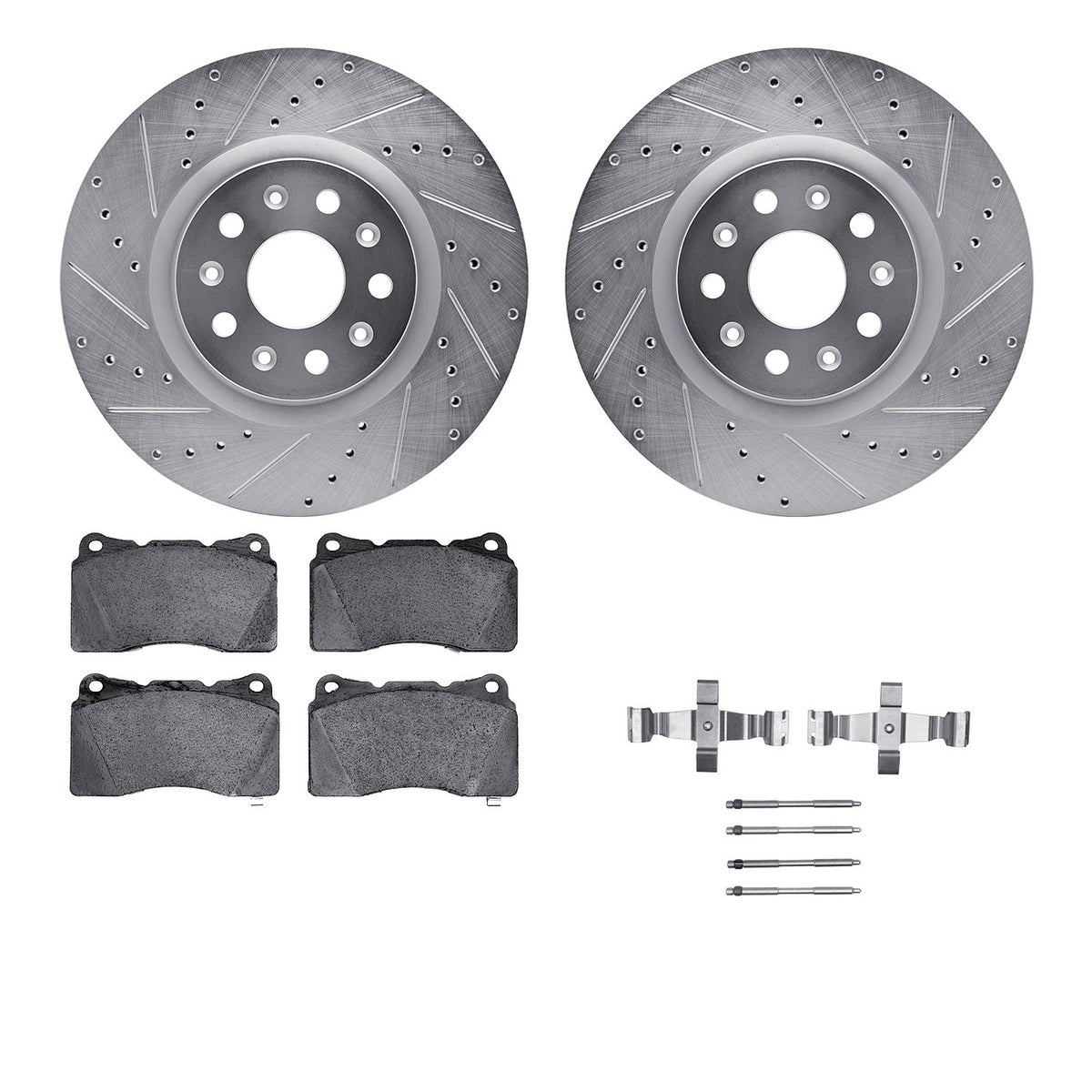Dynamic Friction Company Disc Brake Kit 7612-46018