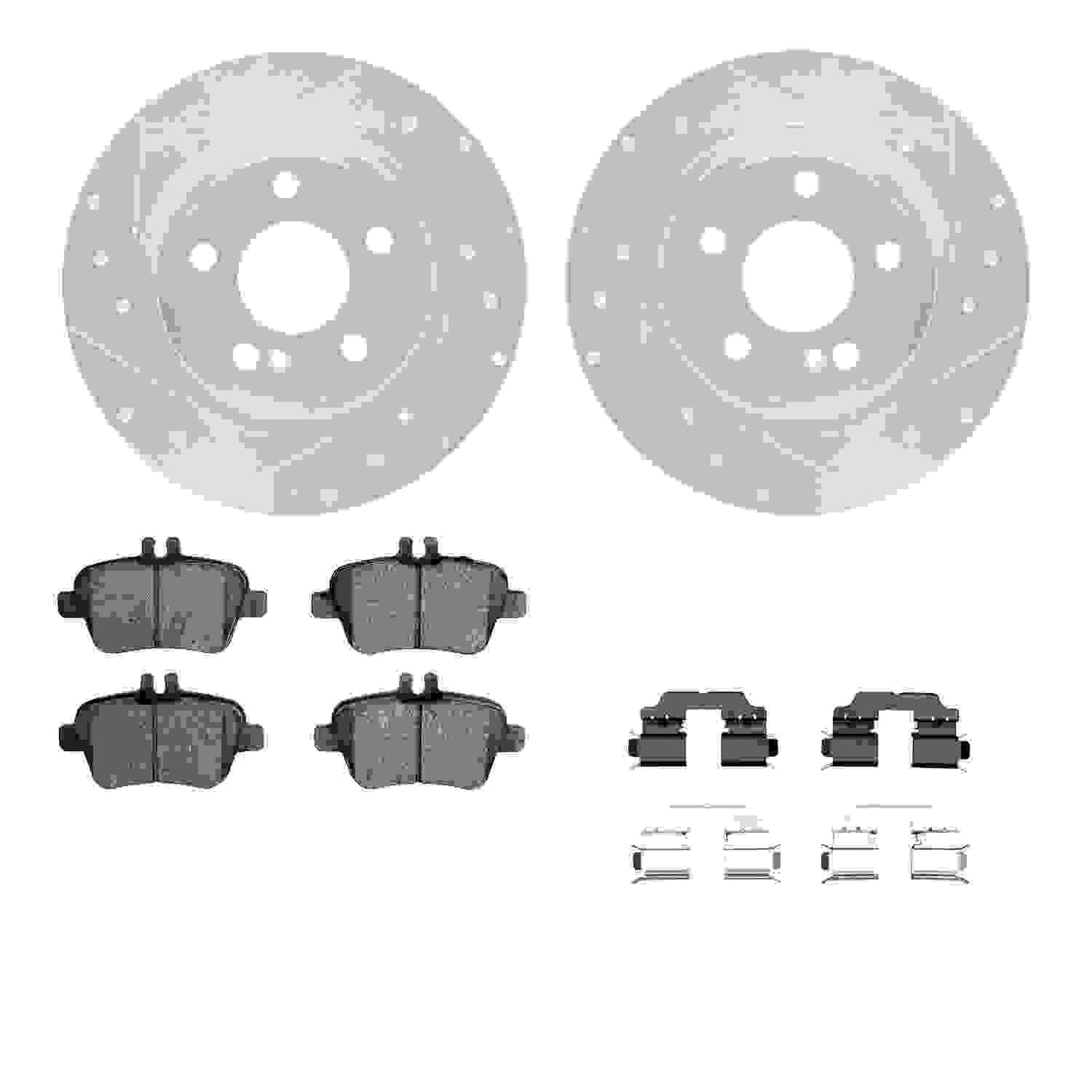 Dynamic Friction Company Disc Brake Kit 7612-63073