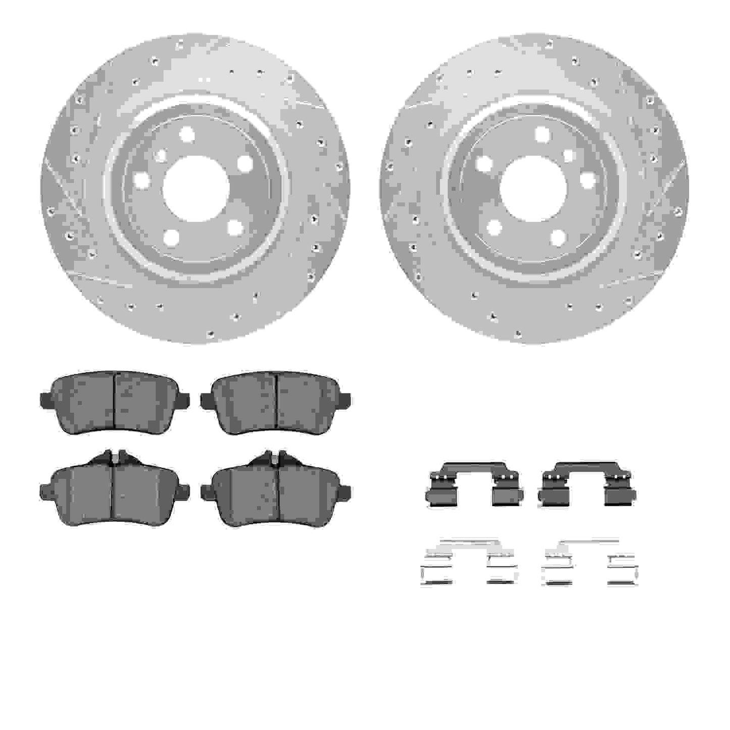 Dynamic Friction Company Disc Brake Kit 7612-63086