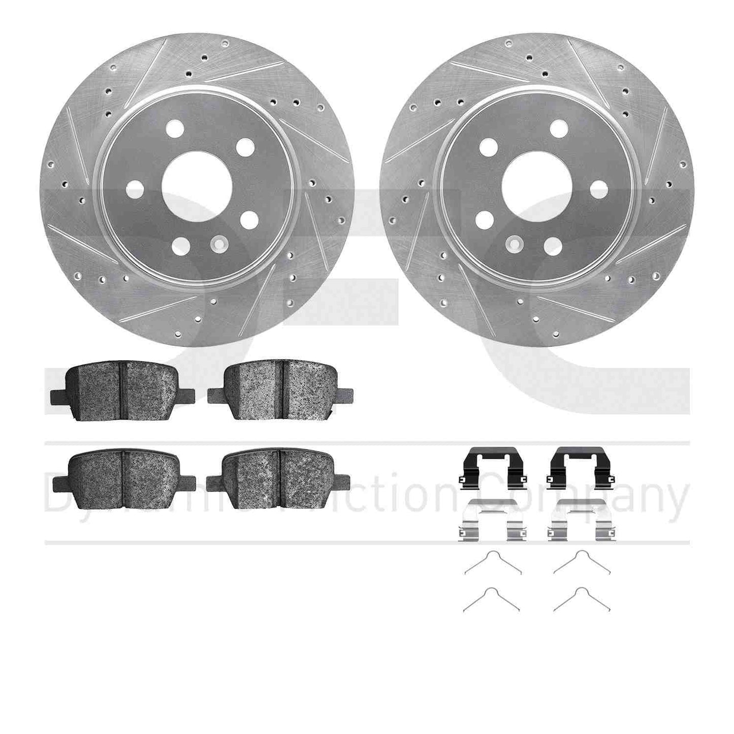 Dynamic Friction Company Disc Brake Kit 7612-65018